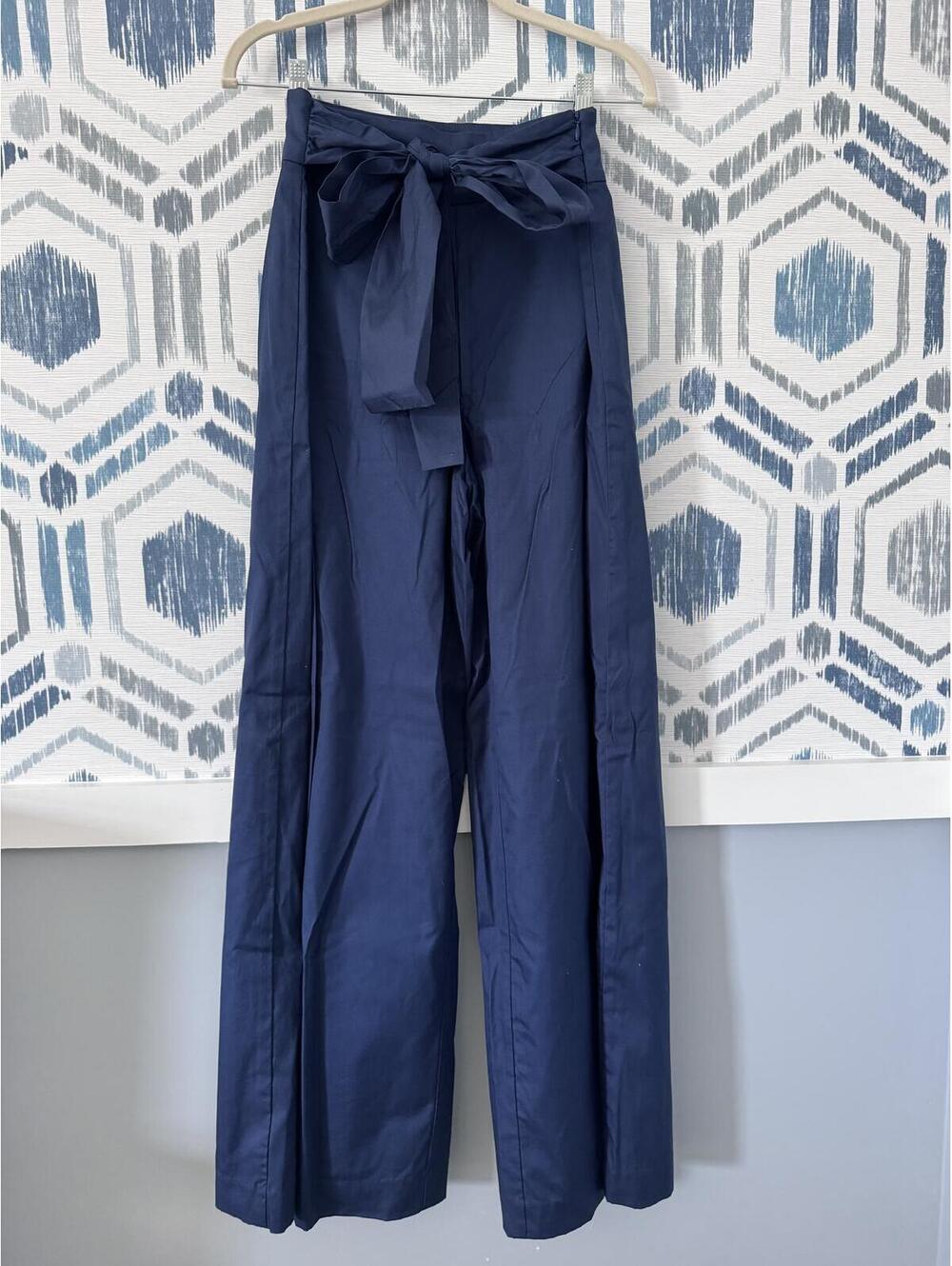 Just Madras Navy Pants